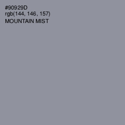 #90929D - Mountain Mist Color Image